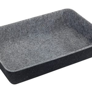 Set 7 Organizatoare Gri pentru Dulap Wenko din Poliester Reciclat 28.5 x 5 x 20 cm - Soluția Ideală pentru Ordine în Sertare - imagine 4