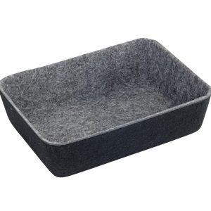 Set 7 Organizatoare Gri pentru Dulap Wenko din Poliester Reciclat 28.5 x 5 x 20 cm - Soluția Ideală pentru Ordine în Sertare - imagine 6