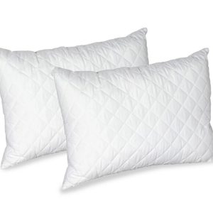 Set Alcam - 2 perne microfibra 50x70 cm și pilotă matlasată 200x220 cm, umplutură puf siliconic, ideal pentru orice dormitor - imagine 3