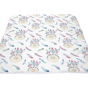 Set Alcam Dream Catcher 2 perne microfibra 50x70 cm si pilota matlasata 200x220 cm, umplutura puf siliconic, design colorat pentru orice dormitor - imagine 2