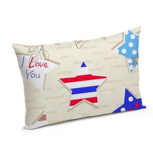 Set Alcam Flag Stars: 2 Perne Microfibra 50x70 cm și Pilota Matlasata 220x200 cm, Ușor și Pufoasă - imagine 3