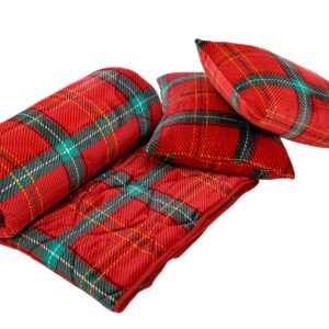 Set Alcam Cocolino Xmas Fleece 2 Perne 50x70 cm si Pilota 200x220 cm din Tesatura Fleece Moale pentru Nopti Caldute - imagine 1