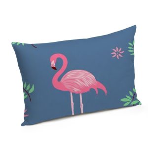 Set Pernă Microfibra 50x70 cm și Pilota 140x200 cm Pink Flamingo Antialergenică pentru Dormitor - imagine 3