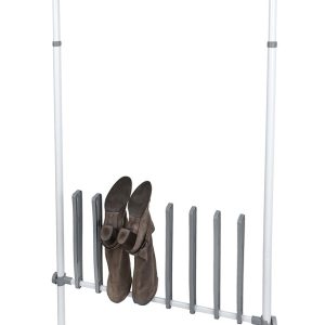 Set suporturi pentru depozitare cizme/ghete 4 perechi Herkules Wenko 94x45x6.5 cm inox/plastic - imagine 3