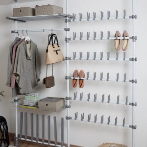 Set suporturi pentru depozitare cizme/ghete 4 perechi Herkules Wenko 94x45x6.5 cm inox/plastic - imagine 4