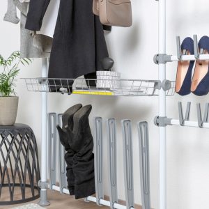Set suporturi pentru depozitare cizme/ghete 4 perechi Herkules Wenko 94x45x6.5 cm inox/plastic - imagine 6