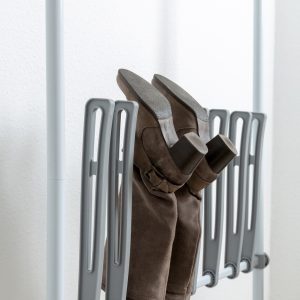 Set suporturi pentru depozitare cizme/ghete 4 perechi Herkules Wenko 94x45x6.5 cm inox/plastic - imagine 8