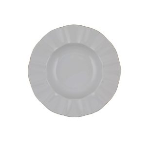 Serviciu de masa Beros 973BRS2801 portelan alb 27 cm 6 piese farfurii adanci platouri boluri - imagine 6