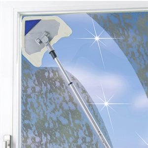Stergator multifunctional geamuri si podele Maximex Multiflex 22.5 x 4 x 74-112 cm plastic poliester maner extensibil - imagine 3