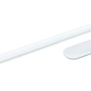 Suport autoadeziv pentru rola servetele Wenko Nio 27.5x4.5x7 cm aluminiu alb organizare baie bucatarie - imagine 1