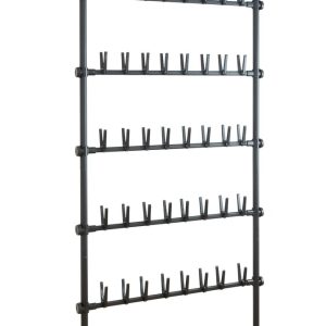 Suport extensibil pentru încălțăminte Wenko Herkules, 48 perechi, inox/plastic, negru, înălțime ajustabilă 165-300 cm, capacitate 20 kg - imagine 11
