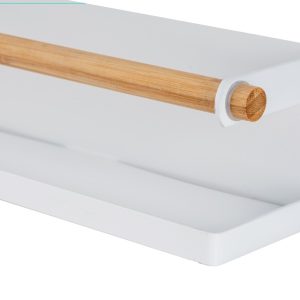 Suport magnetic pentru condimente Wenko Magna alb 32x8x8 cm metal plastic montare simpla - imagine 7