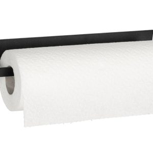 Suport magnetic pentru servetele de bucatarie Wenko Ima Black metal 30x6x6.5 cm negru - imagine 4