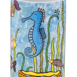 Suport Periuțe și Pastă de Dinți Ceramica Multicolor Wenko Ocean Life 6.5x11x6.5 cm pentru Organizare Baie - imagine 3