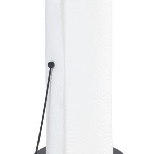 Suport servetele de bucatarie Wenko Clayton metal negru Ø 15 x 33 cm organizare casa - imagine 3