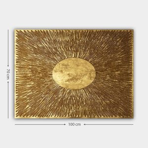 Tablou decorativ canvas multicolor 70x100 cm cu cadru din lemn 3 cm grosime - imagine 3