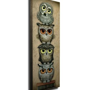 Tablou decorativ multicolor PC119 canvas 30x80 cm cu cadru din lemn 3 cm - imagine 3