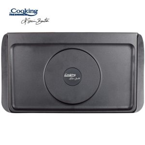 Tava plita si gratar Heinner Home din aluminiu turnat negru 50 x 28 x 6 cm, invelis antiaderent, potrivit pentru toate plitele (exceptie inductie) - imagine 5