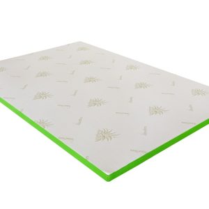 Topper saltea Aloe Vera 3+2 Memory Cool Gel 120x200 cm spuma elastica Green Form HD pentru confort si suport optim - imagine 2