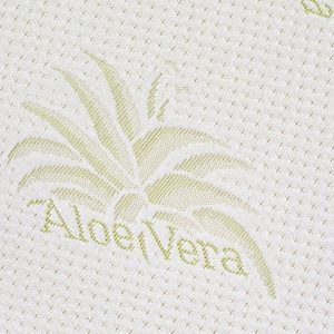 Topper saltea Aloe Vera Therapy Memory Arctic Gel 7 zone de confort 180x190 cm spuma poliuretanica elastica si racoritoare - imagine 5