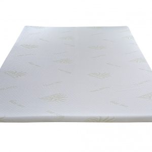 Topper saltea Green Future Aloe Vera 90x200 cm 7 zone de confort spuma elastica HD anti-stress - imagine 4