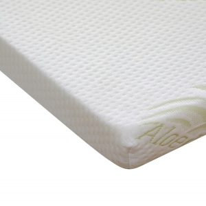 Topper saltea Green Future Aloe Vera 90x200 cm 7 zone de confort spuma elastica HD anti-stress - imagine 6