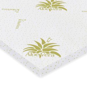 Topper saltea Aloe Vera Free Air Memory 140x190 cm, spuma Memory Mirror Form, hipoalergenic, sistem anti-alunecare, confort sporit pentru un somn odihnitor - imagine 4