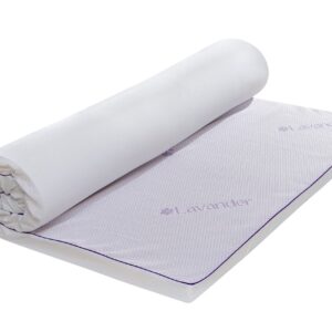 Topper Saltea Green Future Lavanda Therapy Memory 160x200 cm 5 cm 7 Zone de Confort Spuma Green Therm Anti-stress - imagine 1