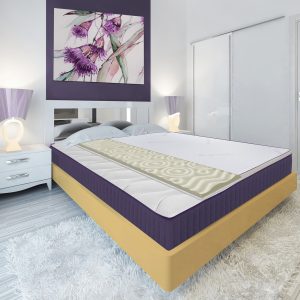 Topper saltea Green Future Lavanda Therapy Memory 180x200 cm, 5 cm, 7 zone de confort, spumă Green Therm Memory, efect anti-stress, husa lavabilă - imagine 5