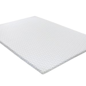 Topper saltea Viva Memory Dual Confort 80x200 cm, H 6 cm, spuma memory cu 7 zone de confort, husa lavabilă, anti-alunecare - imagine 3