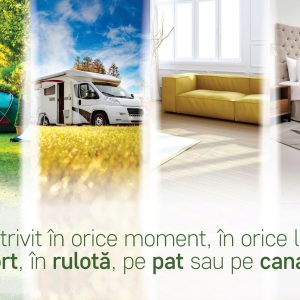 Topper saltea Viva Memory Dual Confort 90x200 cm H 6 cm spuma memory si elastica pentru somn odihnitor - imagine 8
