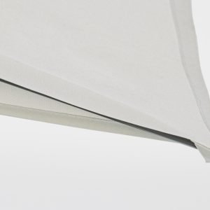 Umbrela Semirotundă Kalife Halfmoon 270x135 cm Aluminiu Natural Poliester 160g/m2 pentru Balcon/Terasă - imagine 5