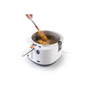 Ustensila taiere cartofi spirala Presto Tescoma 24 cm inox plastic argintiu alb portocaliu - imagine 4