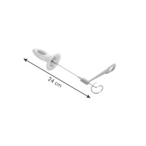 Ustensila taiere cartofi spirala Presto Tescoma 24 cm inox plastic argintiu alb portocaliu - imagine 5
