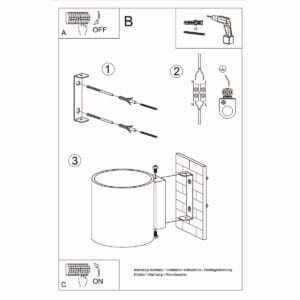 Lampă de perete ORBIS 1 alb - imagine 8
