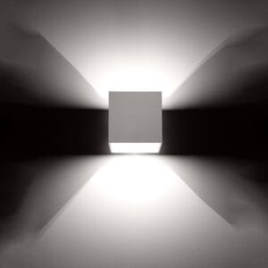 Lampă de perete QUAD 1 alb - imagine 3