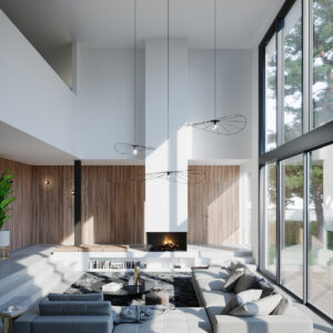 Lampă suspendată ESKOLA 110 negru - imagine 5