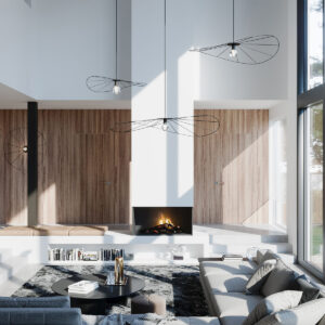 Lampă suspendată ESKOLA 110 negru - imagine 7