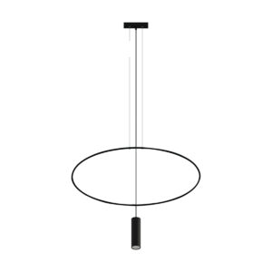 Lampă suspendată HOLAR 1 negru - imagine 1