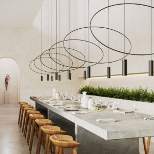 Lampă suspendată HOLAR 1 negru - imagine 6