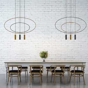 Lampă suspendată HOLAR 2 negru - imagine 5