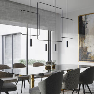 Lampă suspendată RANA 2 negru - imagine 5