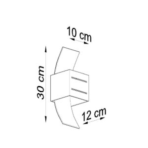 Lampă de perete LORETO alb - imagine 6