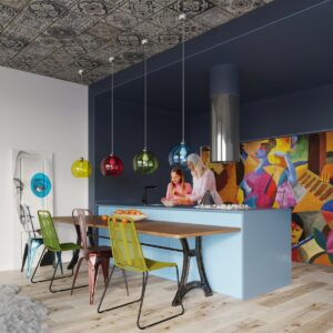 Lampă suspendată BALL alb - imagine 7