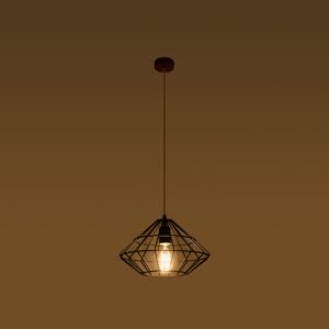 Lampă suspendată UMBERTO negru - imagine 3