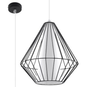 Lampă suspendată DEMI negru - imagine 1