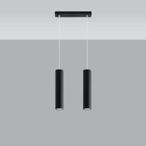 Lampă suspendată LAGOS 2 negru - imagine 2