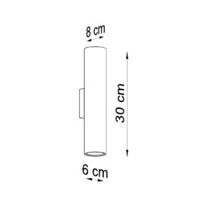 Lampă de perete LAGOS 2 negru - imagine 4