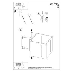 Lampă de perete PIXAR gri - imagine 6