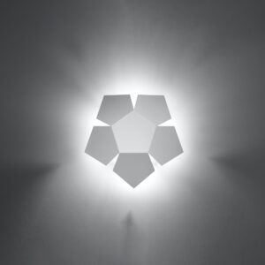 Lampă de perete PENTA alb - imagine 3